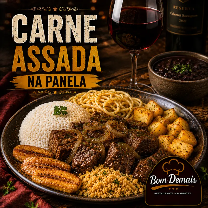 CARNE ASSADA NA PANELA