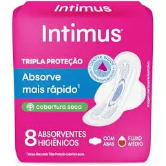 ABSORVENTE INTIMUS COB SECA C/ABAS