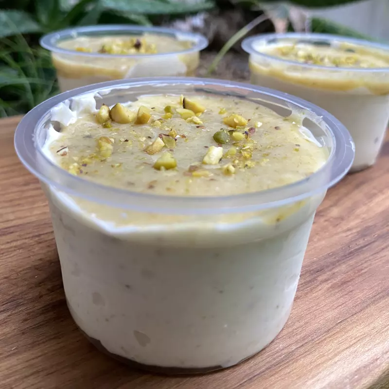 Mousse de pistache tamanho família