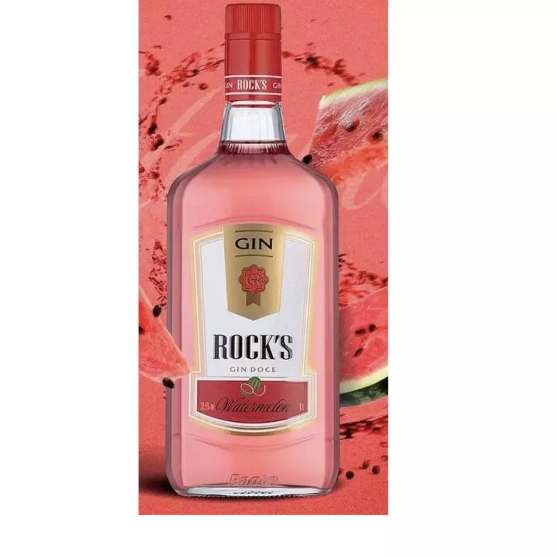 Garrafa gin rock’s melancia 1l