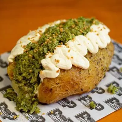 Brócolis Cream chesse e Alho frito