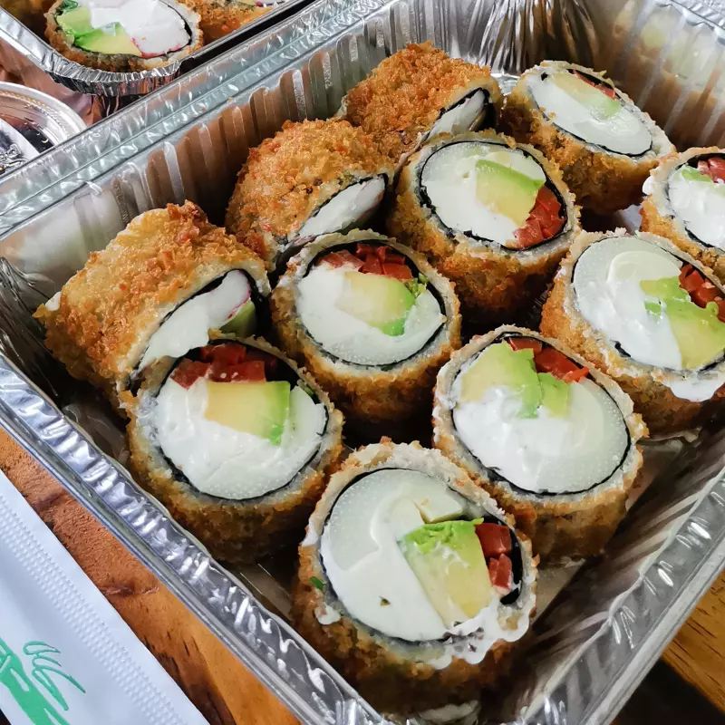 Rolls sin arroz Vegetariano