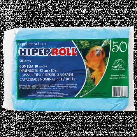 Saco pra lixo AZUL 50LT 10un