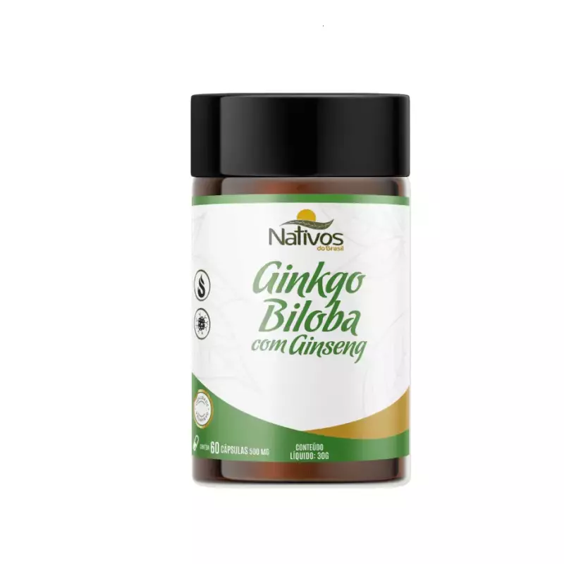 Ginko c Ginseng - Nativos 60ca 500mg
