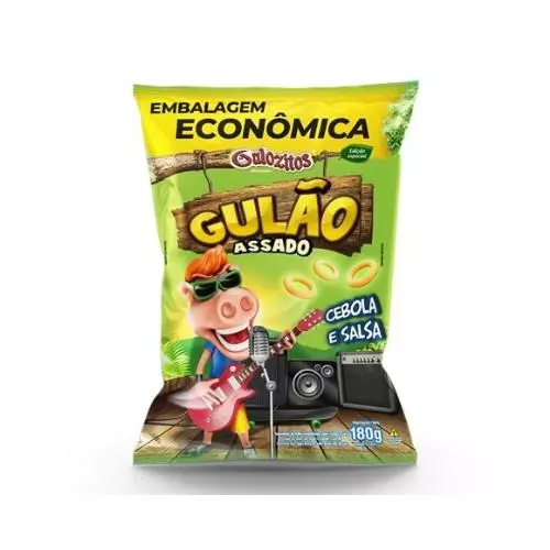 Salgadinho Gulão 180gr Cebola/Salsa