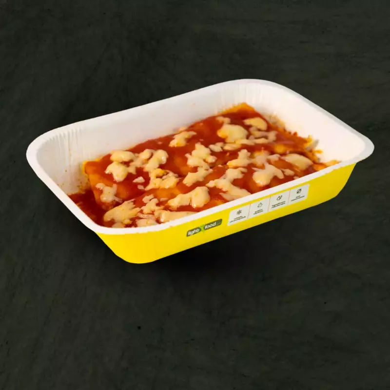 Panqueca de frango ao sugo