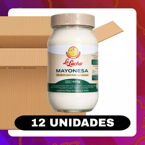 Bulto La Lucha Mayonesa 445g