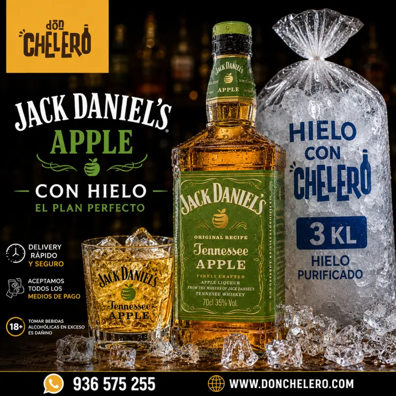 JACK DANIELS APPLE x 750 ML(copy)