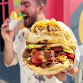 Arepa Mixta 🤤 chori-Buti