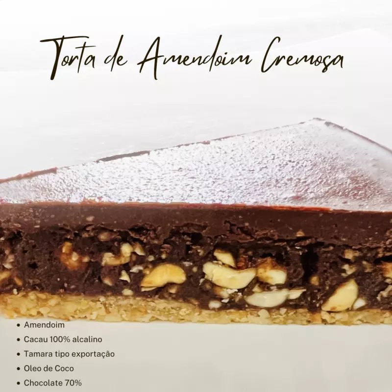 Torta Cremosa Amendoim (pedaço)