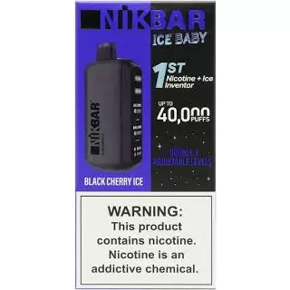 Nikbar 40K IceBaby Black Cherry Ice