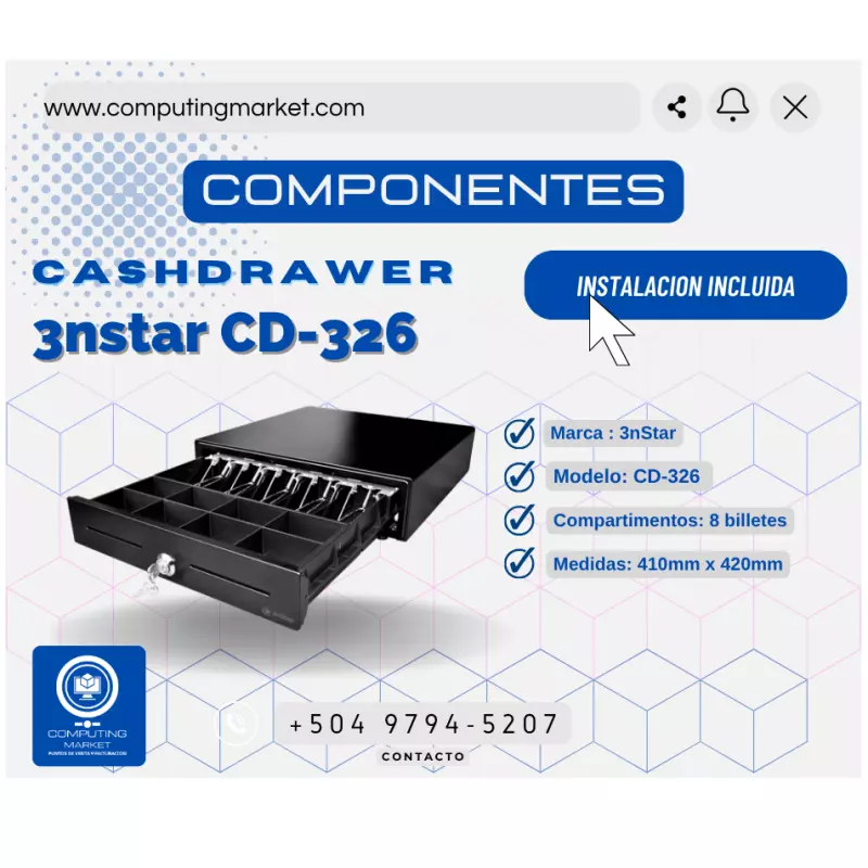 Caja Registradora 3nStar CB-326