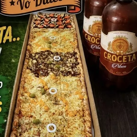 Pizza em Metro + 2 Growlers Croceta