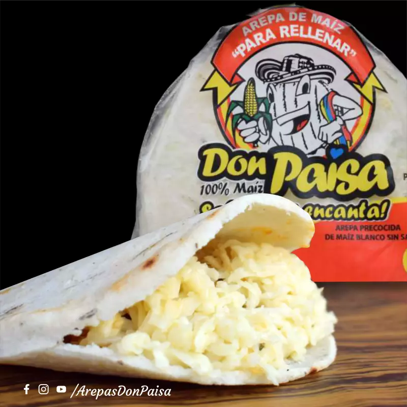 AREPAS X 10 UND RELLENAR DON PAISA