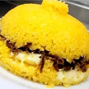 CUSCUZ DE FRANGO C/ PALMITO