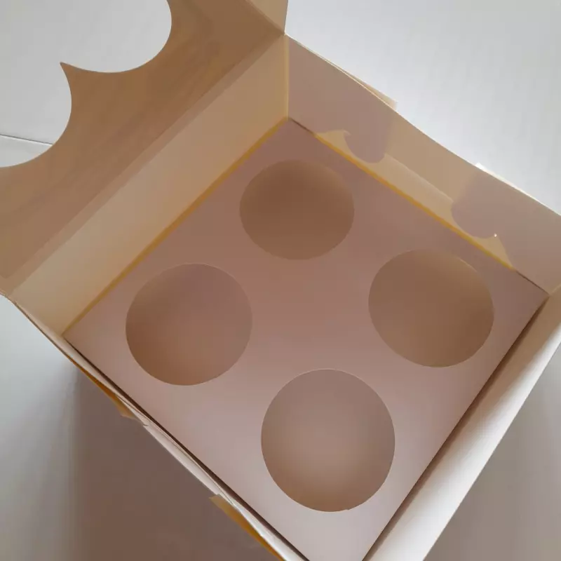 caja 4 cupcakes 17x17x8