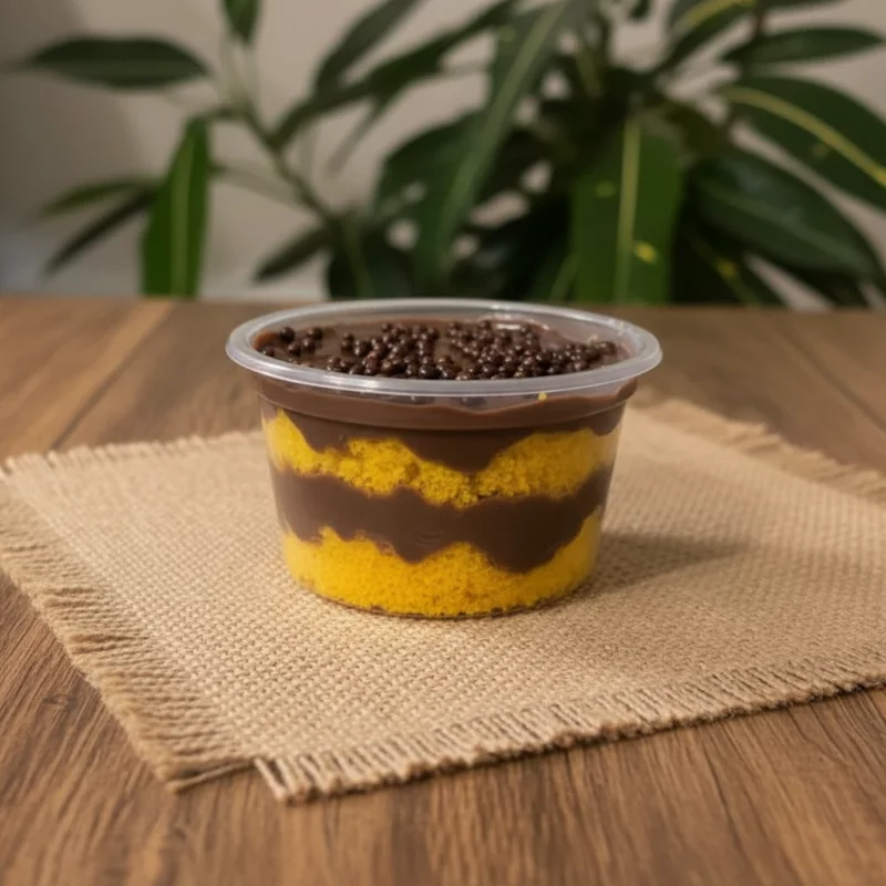 Bolo de cenoura com chocolate