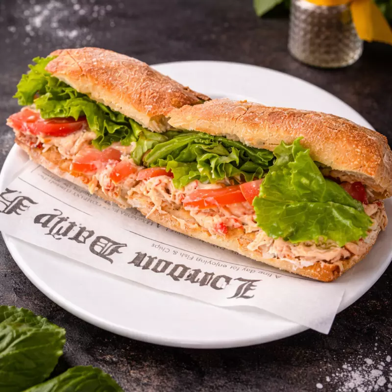 Ciabatta Pollo y Pimenton