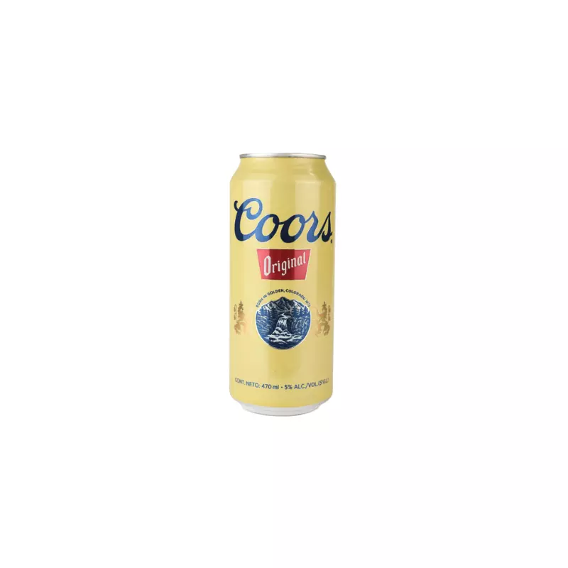 Cerveza Coors Orig. 5° Lata 470 c.c.