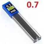 1814 Ponta p/ grafite cx c/24 Nº 07