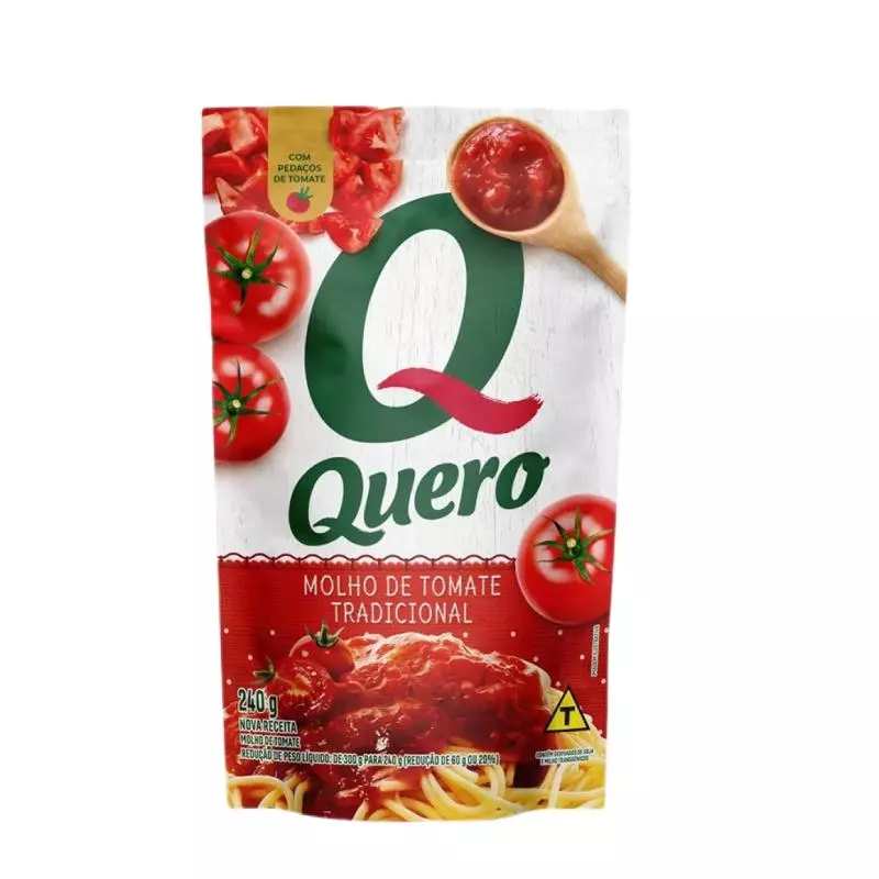 Molho de tomate Quero 240g trad.