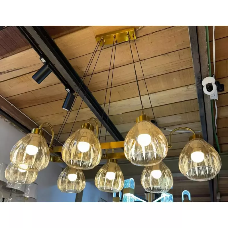 LÁMPARA REF H408-8GD DORADA