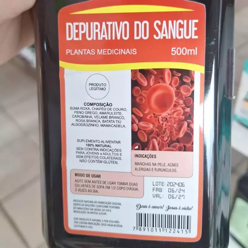 Chá Depurativo do Sangue 500