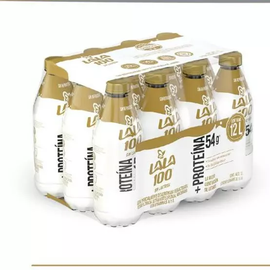 LALA 100 SIN LACTOSA 12 pzas