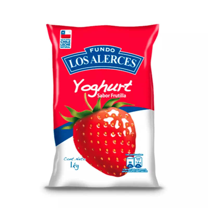 yoghurt alerce 🍍🍓frutilla 1L