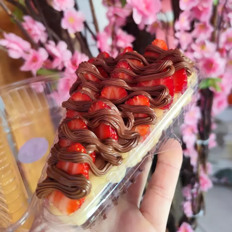 Fatia de brownie supremo