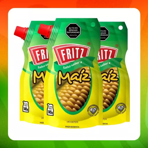 Bulto Fritz Salsa Maíz 145g
