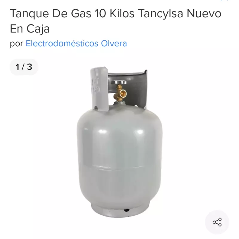 Tanque para gas 10 kg