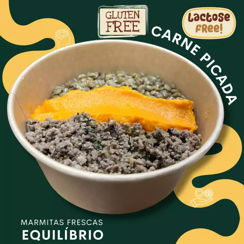 Carne Picada em Redução de Lentilhas