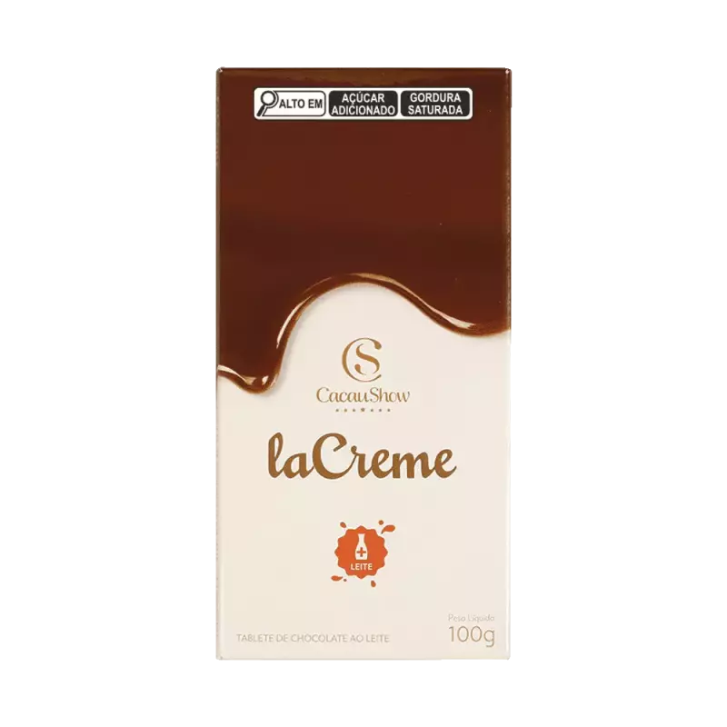 Tablete laCreme ao Leite 100g
