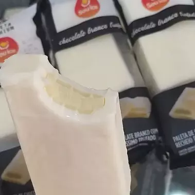 Paleta Premium Chocolate Branco Trufado