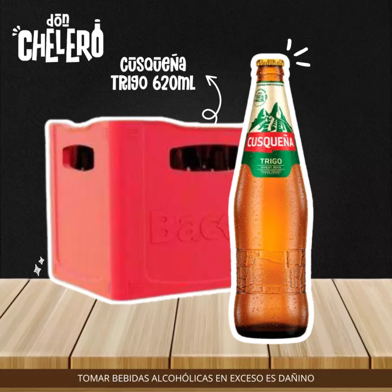 CUSQ TRIGO BOT RETORNABLE X620ML