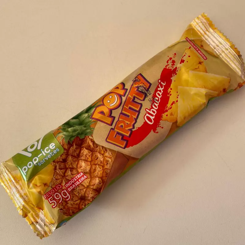 Picolé abacaxi