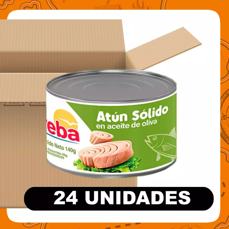 Bulto Eveba Atún Aceite Oliva 140g