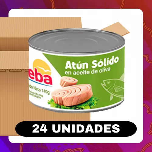 Bulto Eveba Atún Aceite Oliva 140g