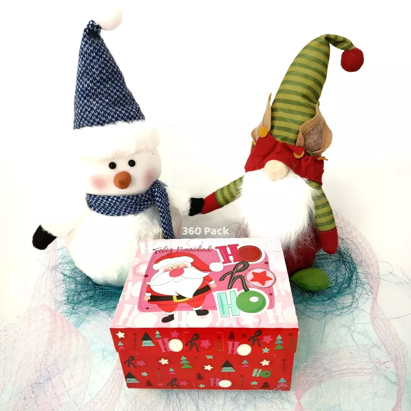 Cajas Navidad Rosado