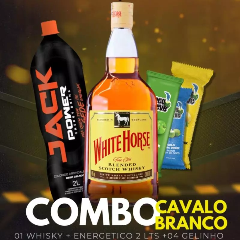 COMBO CAVALO BRANCO + ENRGÉTICO 2LTS