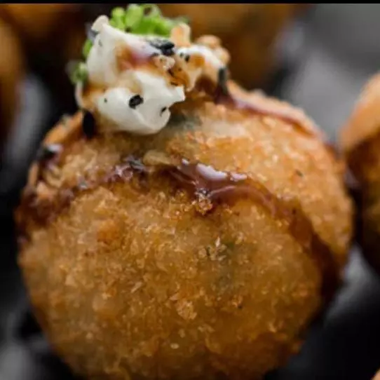 Croquete de Salmão Empanado