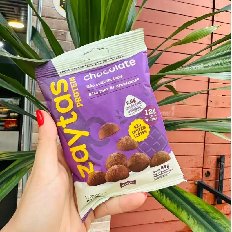 BISCOITO ZAYTAS PROTEIN  - CHOCOLATE