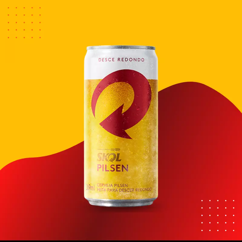 Cerveja Skol Lata 269ml