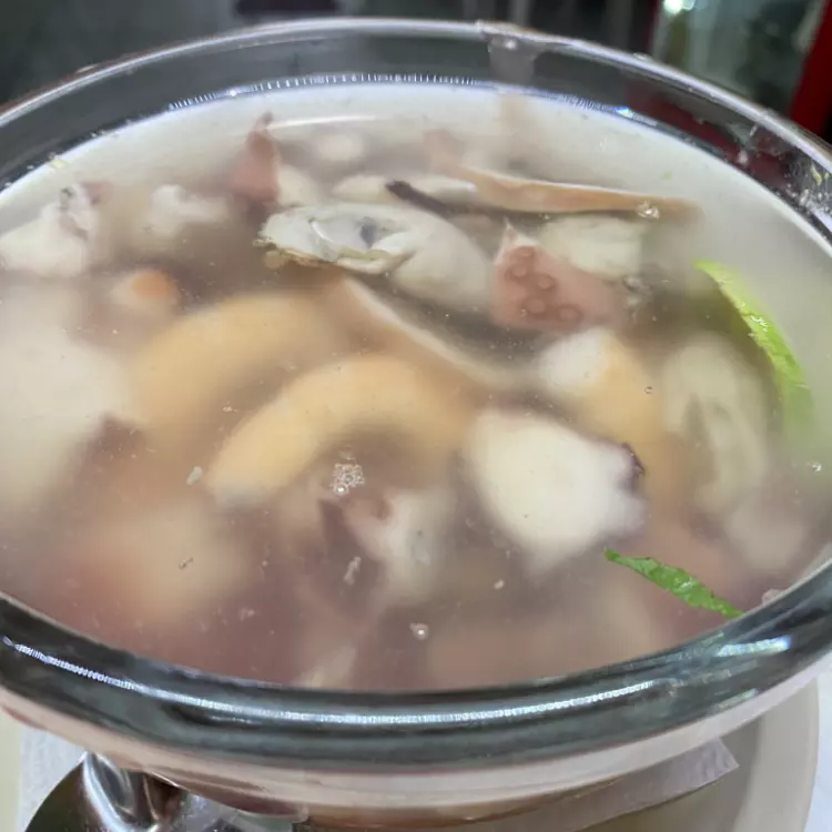 Triple de camarón pulpo y ostión