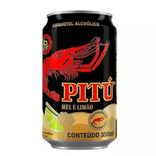Cachaça de Mel e Limao Pitú 350ml