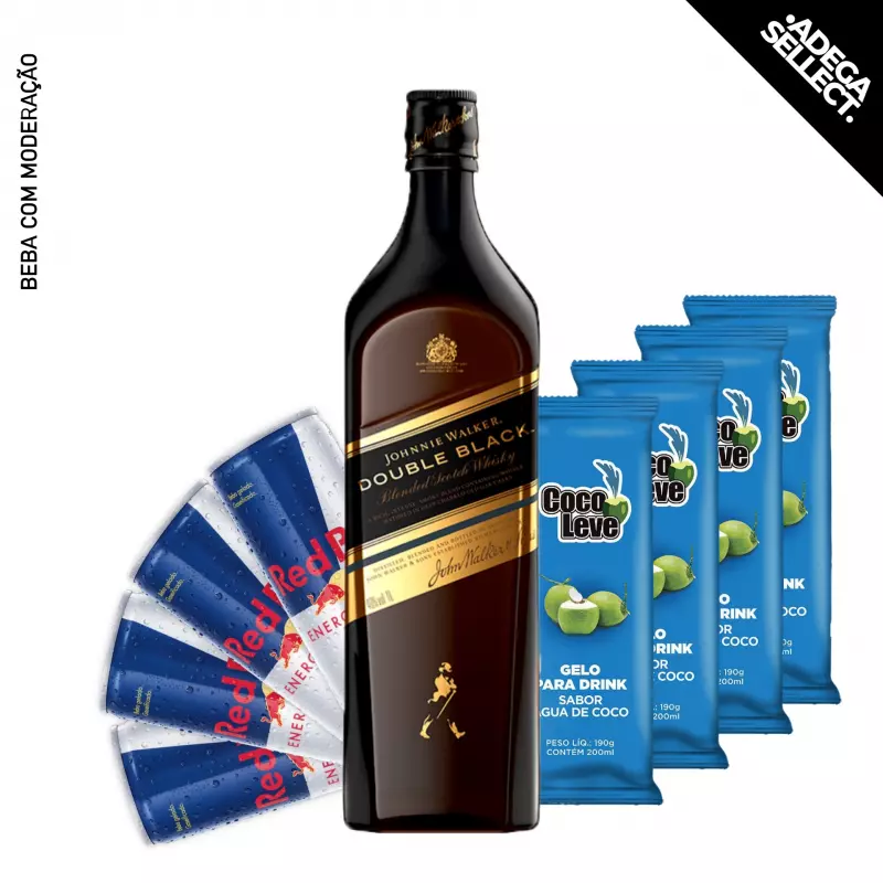 Combo Whisky Double Black 1L