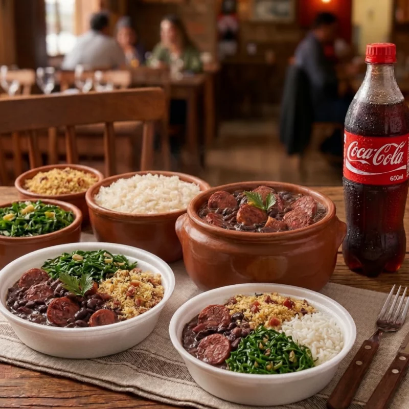 2 Feijoada PADÃO +  Coca- Cola 600ml