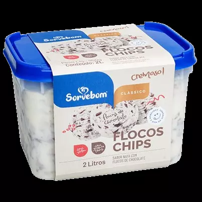 Flocos chip Sorvebom