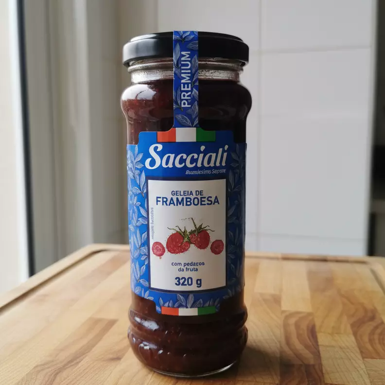 Geleia de framboesa Sacciali 320g